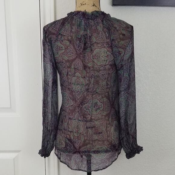 Ella Moss silk top sz XS - Picture 3 of 6